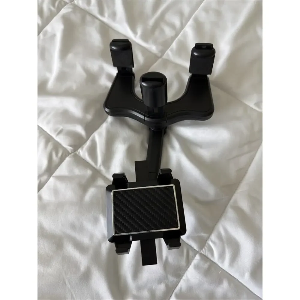 360° Car Phone Holder Rotatable And Retractable Rearview Mirror Mount Universal